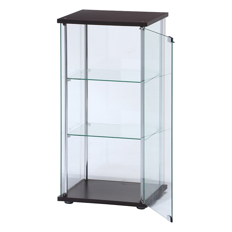 不二貿易 ガラスコレクションケース 3段 1台（ご注文単位1台）【直送品】