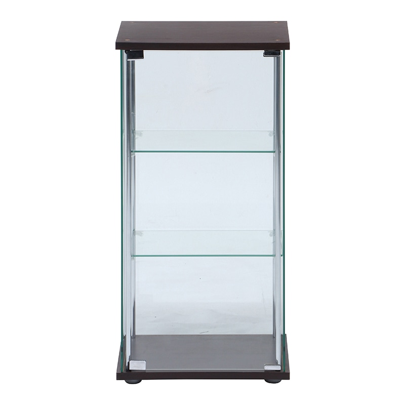 不二貿易 ガラスコレクションケース 3段 1台（ご注文単位1台）【直送品】