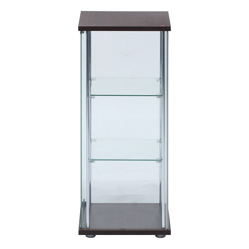 不二貿易 ガラスコレクションケース 3段 1台（ご注文単位1台）【直送品】