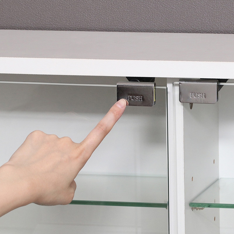 不二貿易 ガラスコレクションケース ロータイプ 浅型 ホワイト 1台（ご注文単位1台）【直送品】