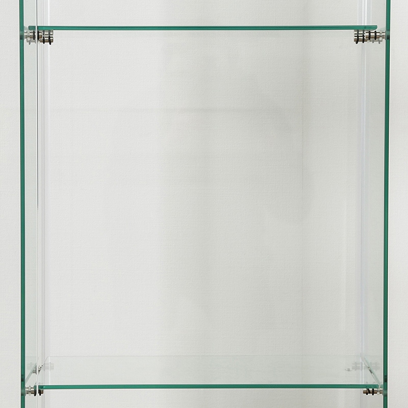 不二貿易 ガラスコレクションケース 4段 クリア TMG-G130 1台（ご注文単位1台）【直送品】