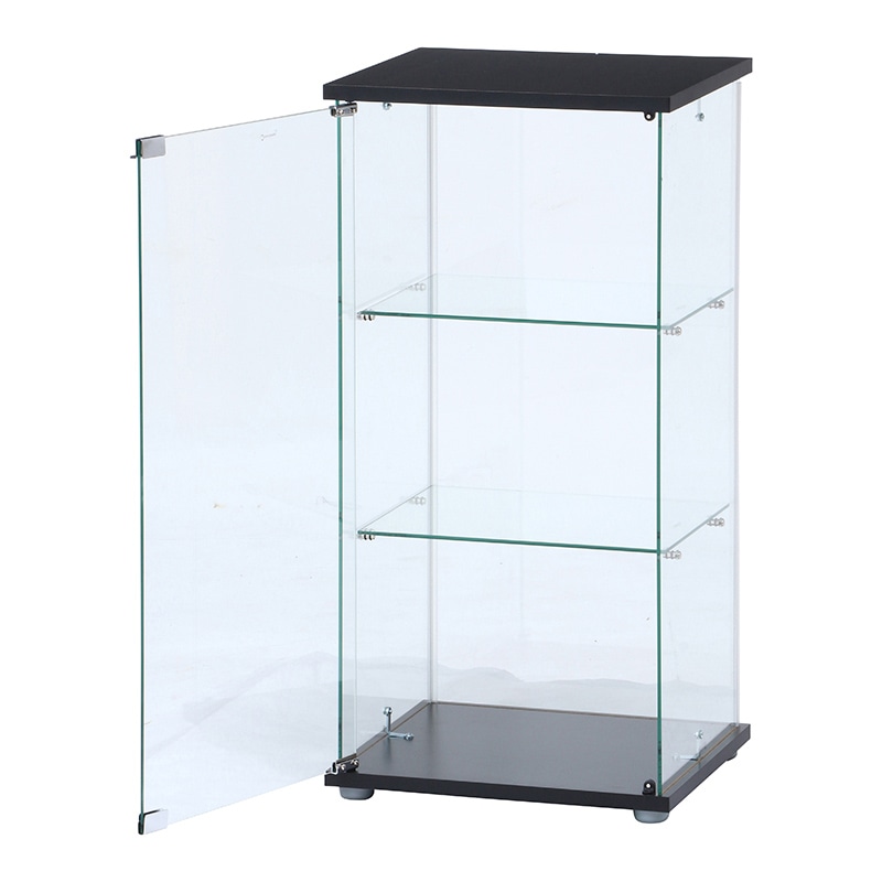 不二貿易 ガラスコレクションケース 3段 クリア TMG-G132 1台（ご注文単位1台）【直送品】