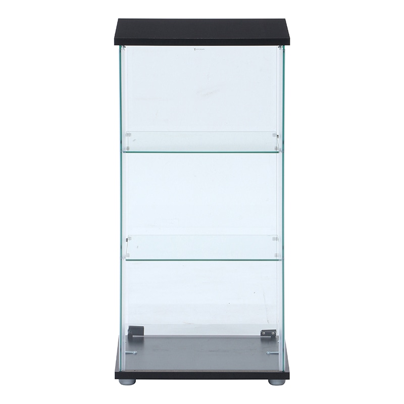 不二貿易 ガラスコレクションケース 3段 クリア TMG-G132 1台（ご注文単位1台）【直送品】