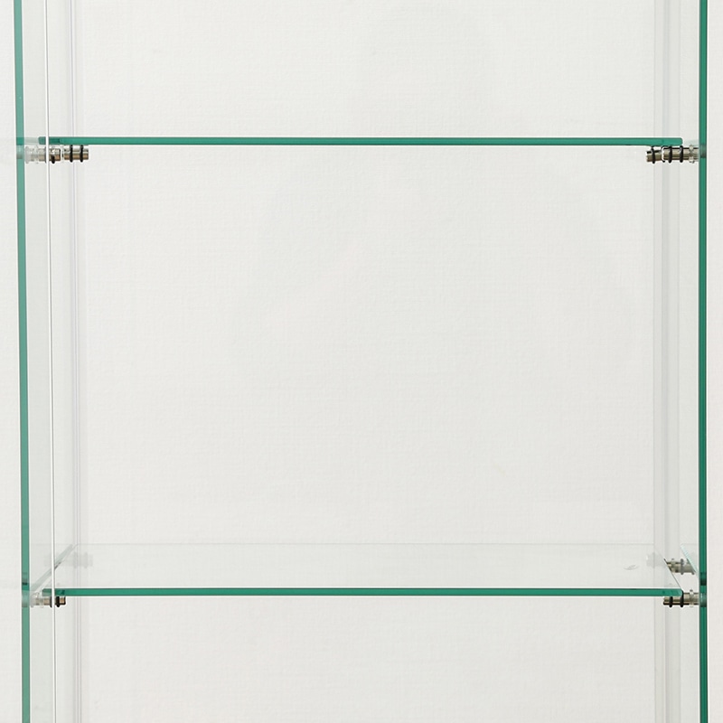 不二貿易 ガラスコレクションケース 3段 クリア TMG-G132 1台（ご注文単位1台）【直送品】