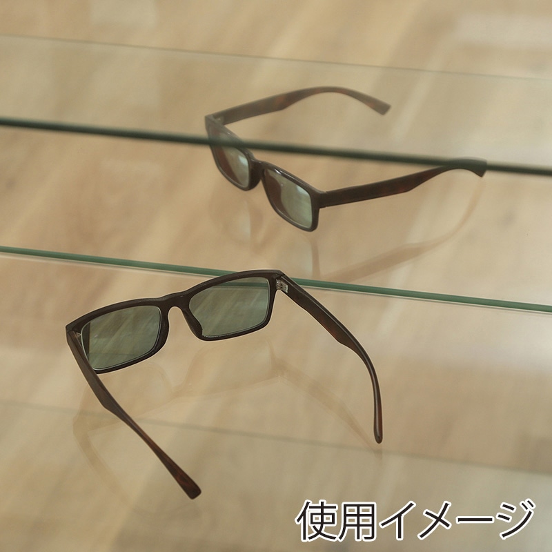 不二貿易 ガラスコレクションケース 6段 4つ扉 ブラック 1台(ご注文単位1台)【直送品】