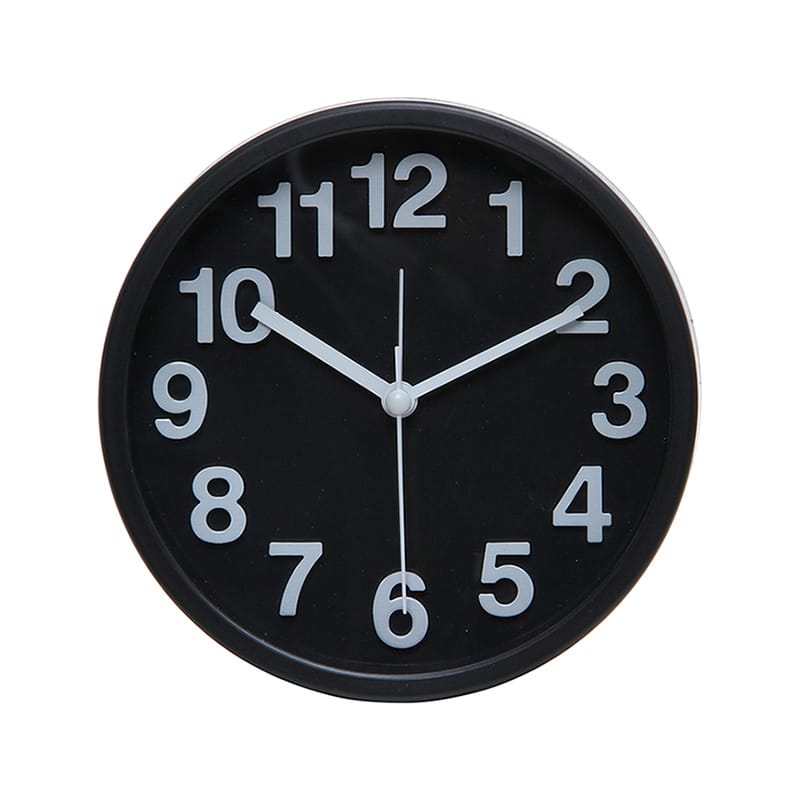 不二貿易 置時計 リアム ブラック 99230 1個（ご注文単位1個）【直送品】