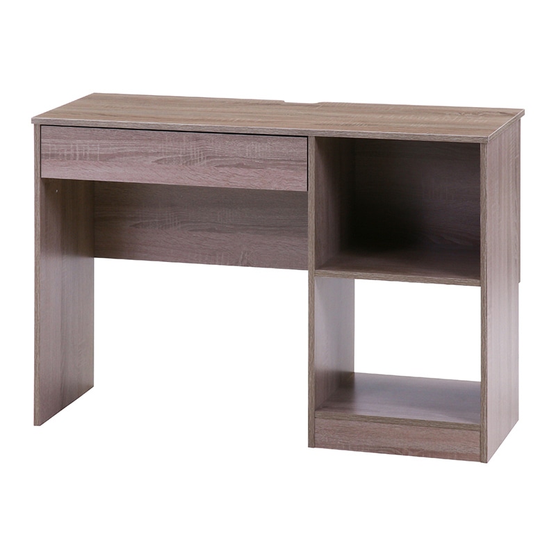 不二貿易 EZBO 片袖デスク グレー 1台（ご注文単位1台）【直送品】