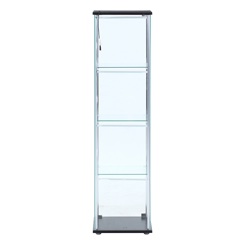 不二貿易 ガラスコレクションケース 4段 LED 1台（ご注文単位1台）【直送品】