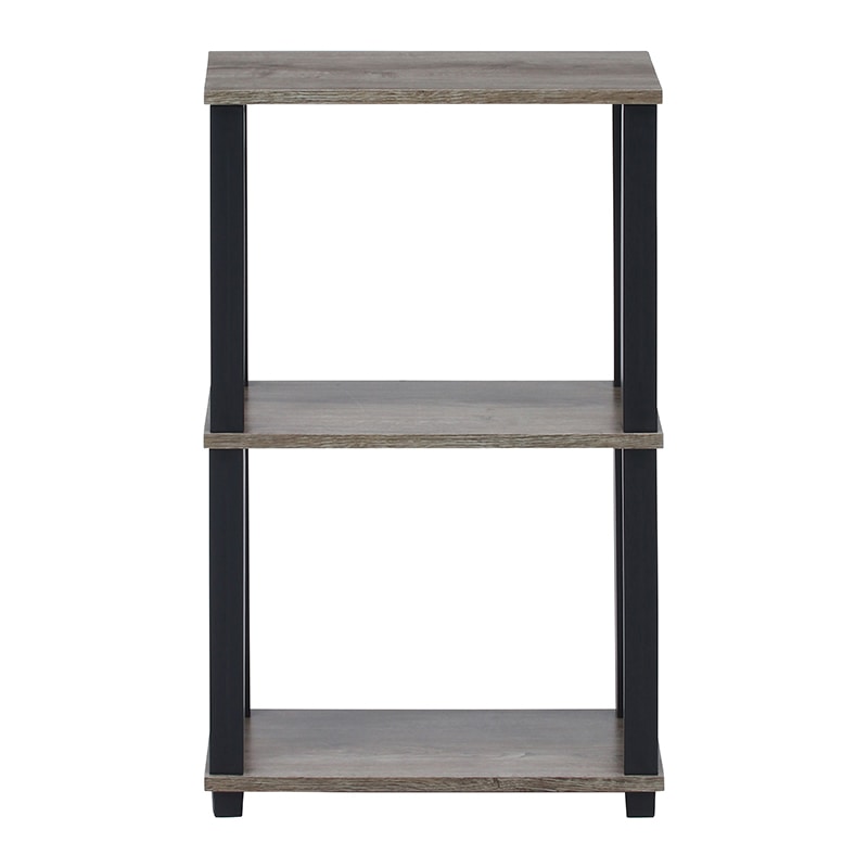 不二貿易 フィット 3段ラック ナチュラル×ブラック 1台(ご注文単位1台)【直送品】