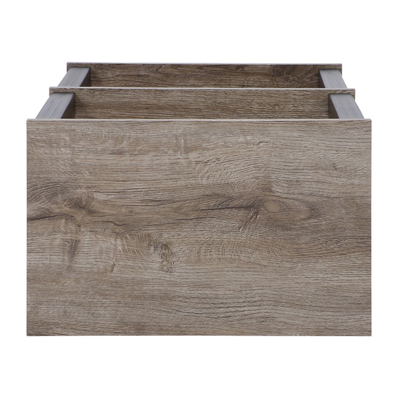 不二貿易 フィット 3段ラック ナチュラル×ブラック 1台(ご注文単位1台)【直送品】