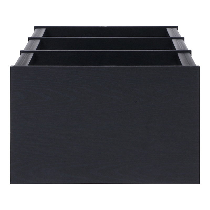 不二貿易 フィット 4段ラック ブラウン×ブラック 1台(ご注文単位1台)【直送品】