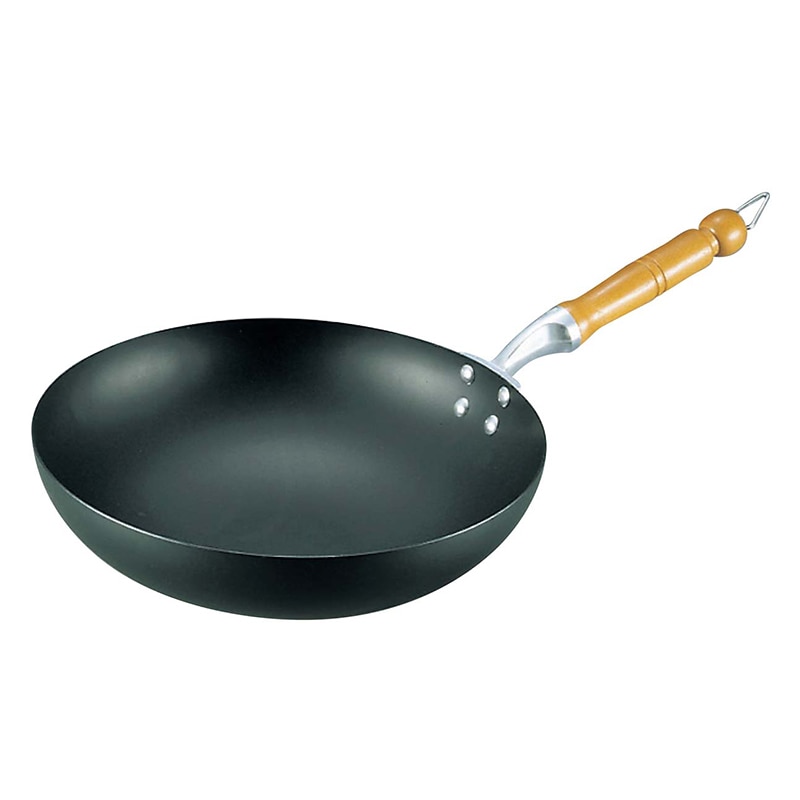 本間製作所 K 鉄製 北京鍋 30cm 1個(ご注文単位1個)【直送品】