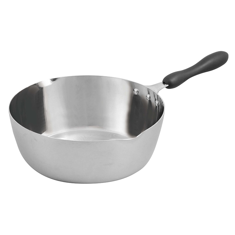 本間製作所 三層鋼クラッド　プラ柄雪平鍋　30cm   1個（ご注文単位1個）【直送品】