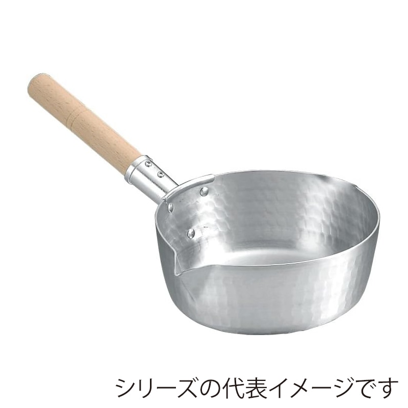 本間製作所 アルミ製 雪平鍋 カラス口 左手用 15cm 1個（ご注文単位1個）【直送品】