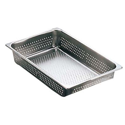 本間製作所 18-8 穴明ホテルパン 1/1 150mm 95116 1個(ご注文単位1個)【直送品】