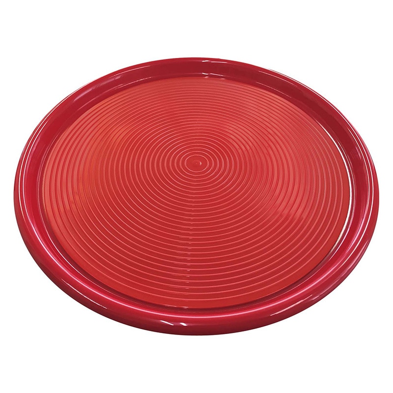 曙産業 マジックトレー　丸　14インチ（大）赤   1個（ご注文単位1個）【直送品】