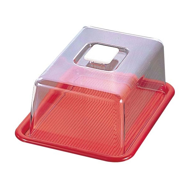 曙産業 ラブリーハット 角型 特大 赤 MT-544 16インチ 1個(ご注文単位1個)【直送品】