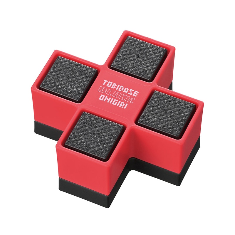 曙産業 おにぎりメーカー とびだせ！ ブロックおにぎり レッド CH-2118 1個（ご注文単位1個）【直送品】