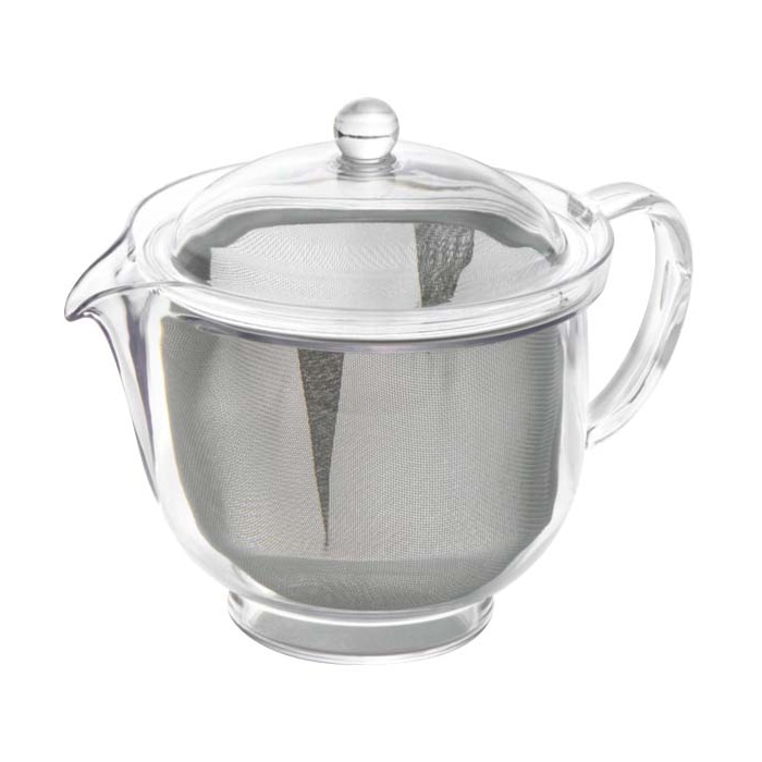 曙産業 クリアティーポット（L）480ml ステンレスメッシュ　TW-3722  1個（ご注文単位1個）【直送品】