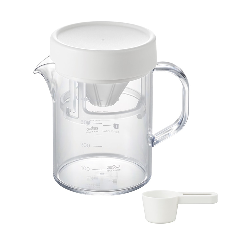 曙産業 コーヒーサーバーストロン ドリッパーセット 400 ビーカー ホワイト 1個（ご注文単位1個）【直送品】