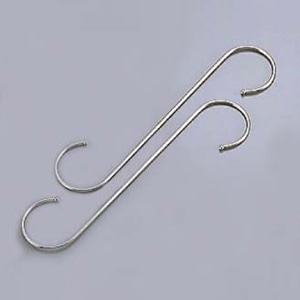 星三製作所 18-0　S型ハンガー（2本入）SH-60   1個（ご注文単位1個）【直送品】
