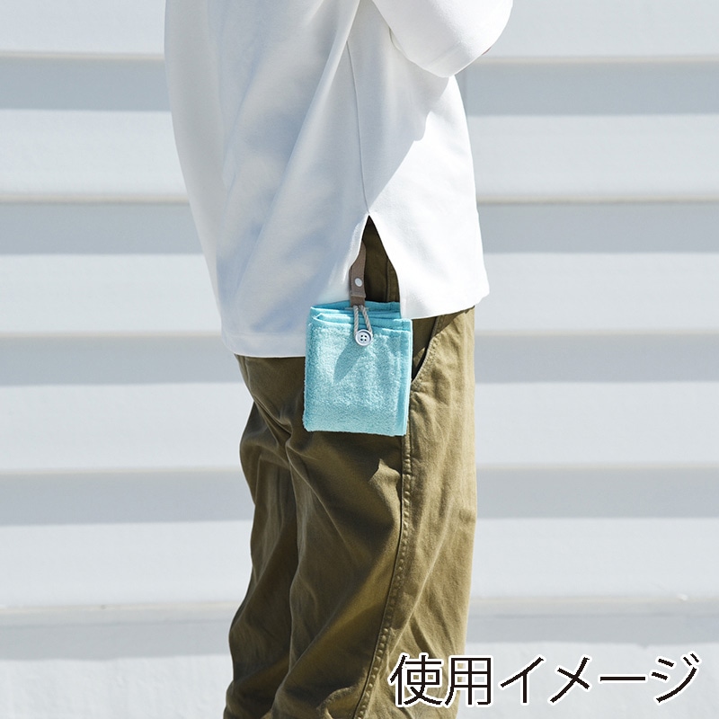 小杉善株式会社 身に着けるタオル ミッケタプラス ベイビーブルー MKT-45 3 PP 1枚(ご注文単位1枚)【直送品】