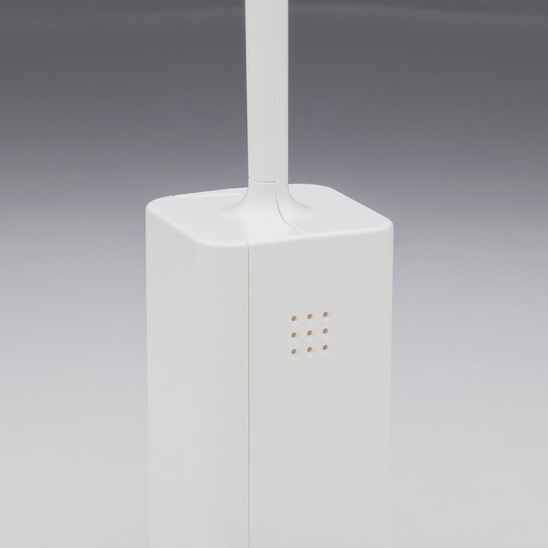 小久保工業所 カワーク トイレブラシ ケース付 ホワイト 3340 1個(ご注文単位12個)【直送品】