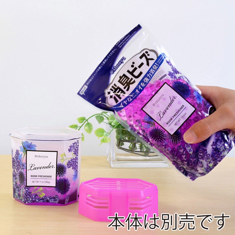 小久保工業所 アットショウシュウ 消臭ビーズ 詰め替え用 ラベンダー 3956 1個（ご注文単位12個）【直送品】