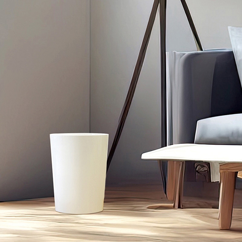 小久保工業所 KALA ダストボックス 丸 ホワイト KC-245 1個（ご注文単位12個）【直送品】