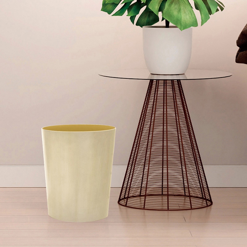 小久保工業所 MOKU ダストボックス 丸 ナチュラル KC-250 1個(ご注文単位12個)【直送品】