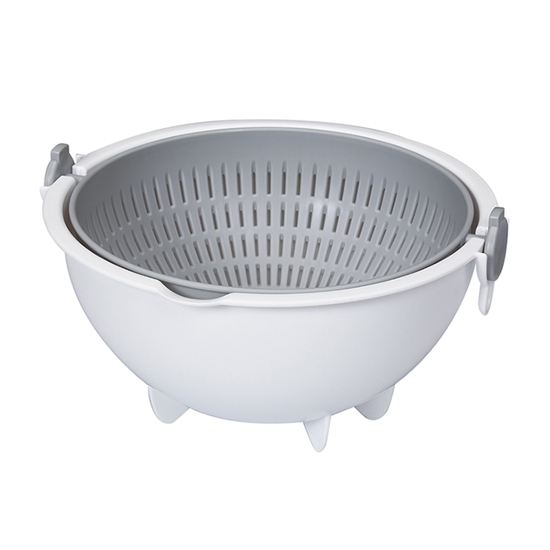 小久保工業所 スピンホイールコランダー スモール グレー KK-307 1個（ご注文単位5個）【直送品】