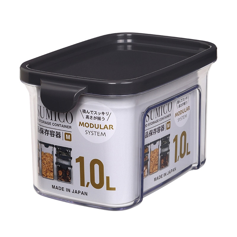 小久保工業所 TSUMICO 食品保存容器 M グレー KK-630 1個（ご注文単位6個）【直送品】