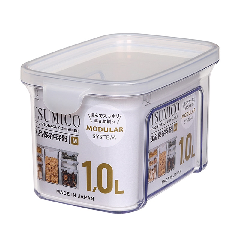 小久保工業所 TSUMICO 食品保存容器 M クリア KK-642 1個（ご注文単位6個）【直送品】