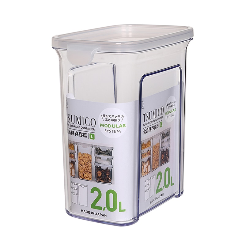 小久保工業所 TSUMICO 食品保存容器 L クリア KK-643 1個（ご注文単位6個）【直送品】