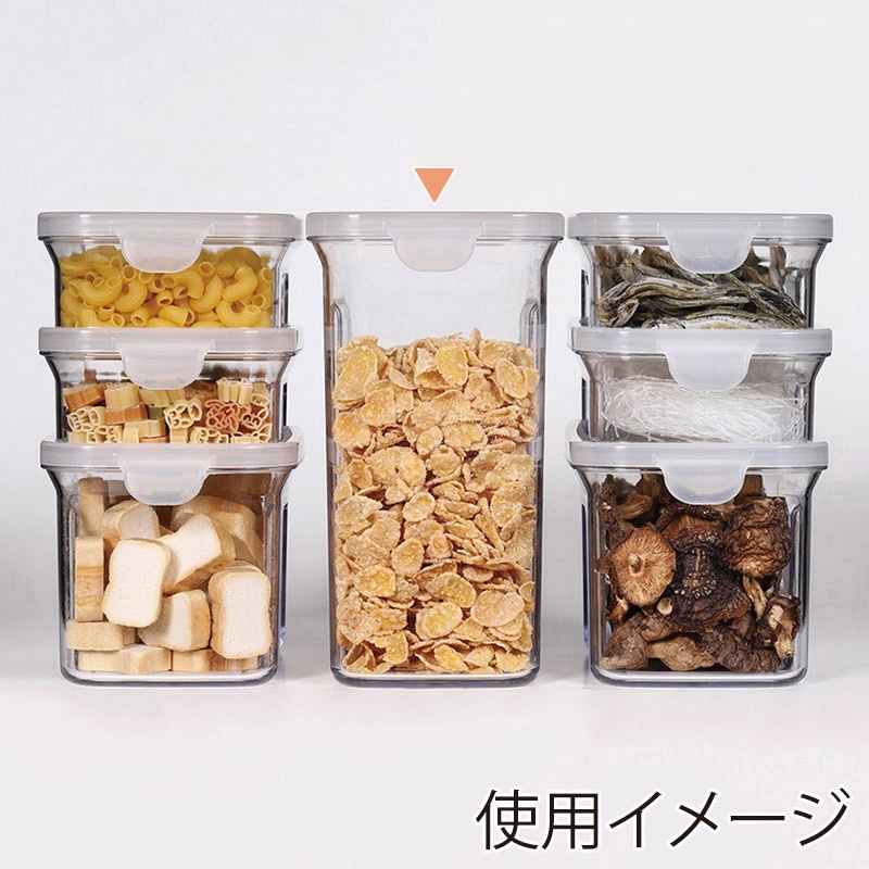 小久保工業所 TSUMICO 食品保存容器 L クリア KK-643 1個(ご注文単位6個)【直送品】