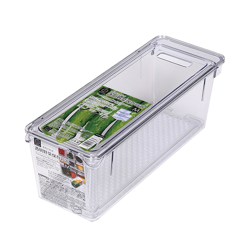 小久保工業所 すのこ付き 透明野菜保存容器 M KK-647 1個（ご注文単位6個）【直送品】