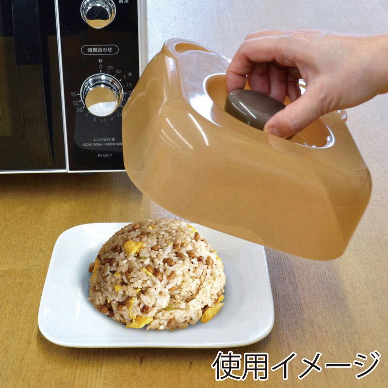 小久保工業所 電子レンジ用フードカバー BEAR ベージュ KK-672 1個(ご注文単位10個)【直送品】