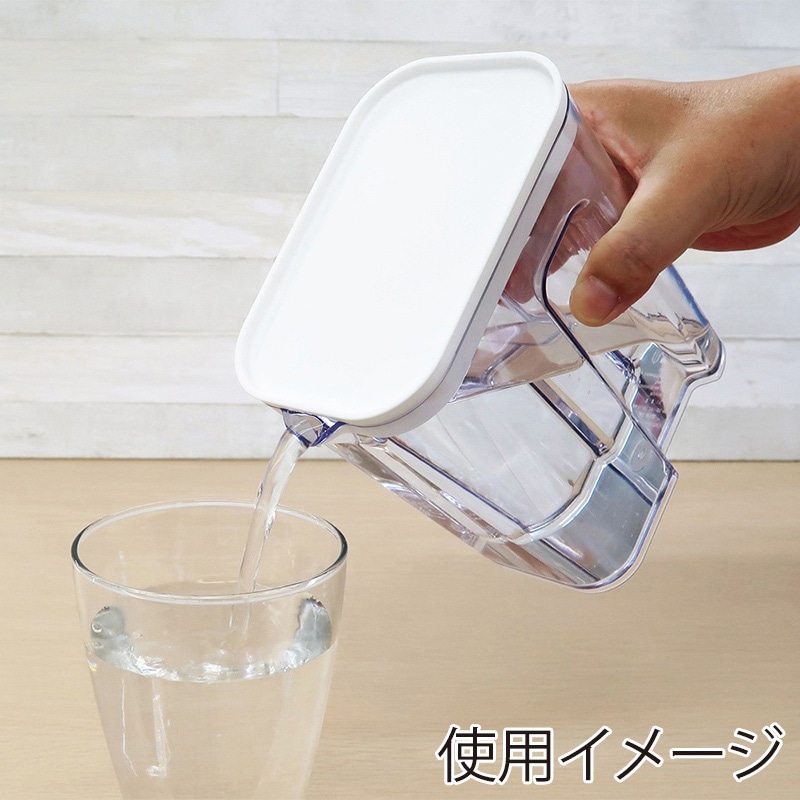 小久保工業所 スマート冷水筒 1.1L ホワイト KK-681 1個(ご注文単位6個)【直送品】