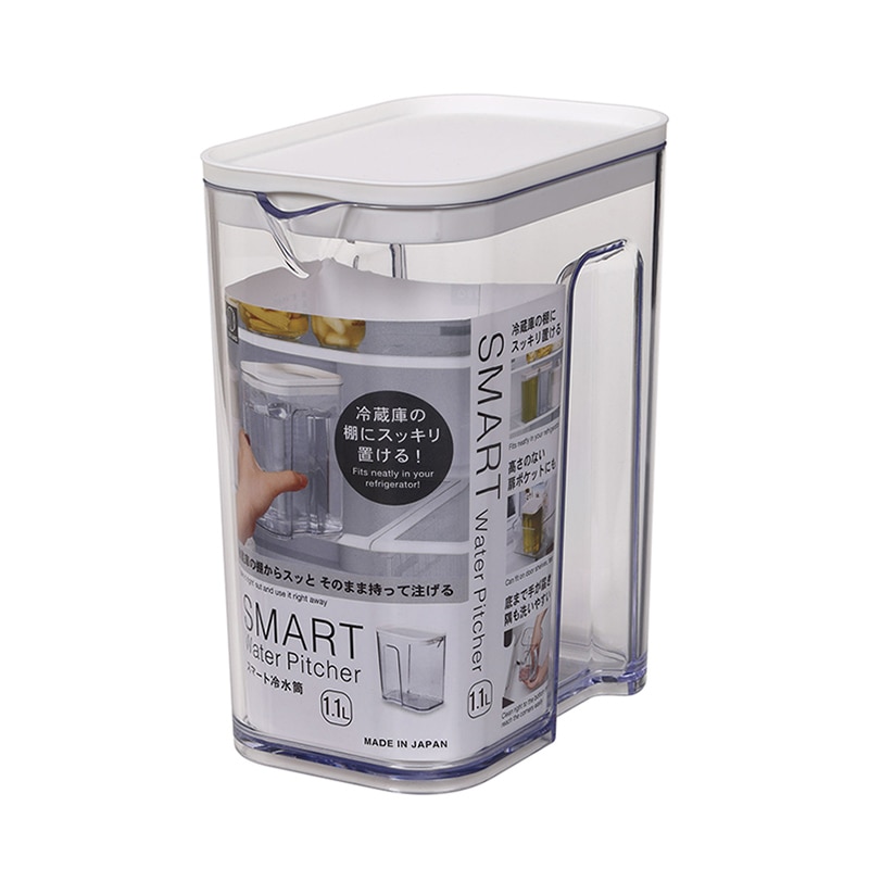 小久保工業所 スマート冷水筒 1.1L ホワイト KK-681 1個(ご注文単位6個)【直送品】