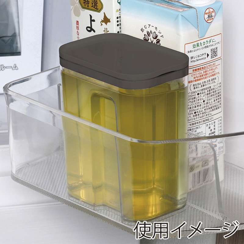 小久保工業所 スマート冷水筒 1.1L グレー KK-682 1個(ご注文単位6個)【直送品】