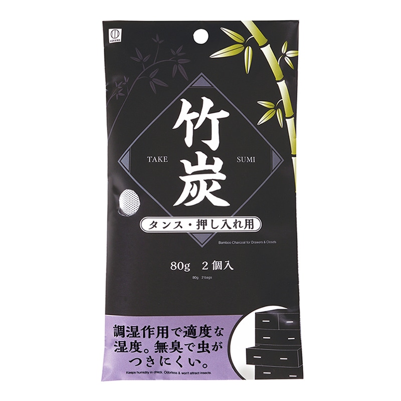 小久保工業所 竹炭 タンス・押し入れ用 80g×2個 5914 1個（ご注文単位10個）【直送品】