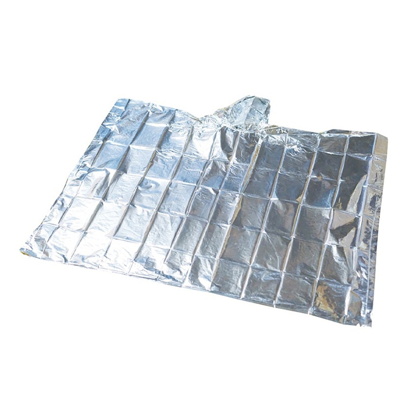 小久保工業所 緊急簡易アルミポンチョ 静音タイプ 5996 1個(ご注文単位10個)【直送品】