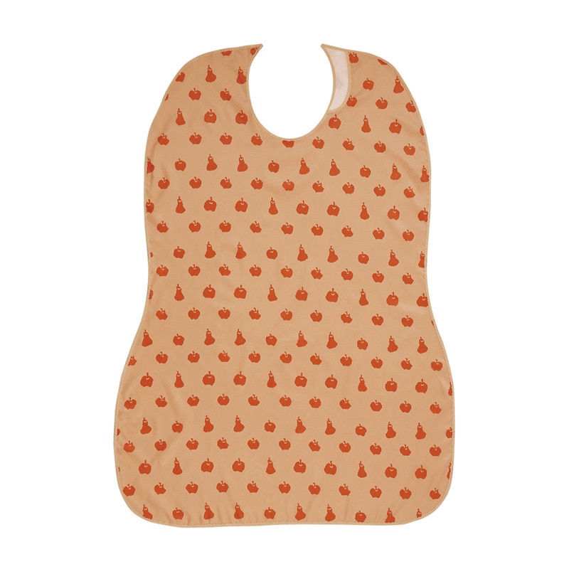 長持ちする大きなお食事エプロン 403720　オレンジ  1個（ご注文単位1個）【直送品】