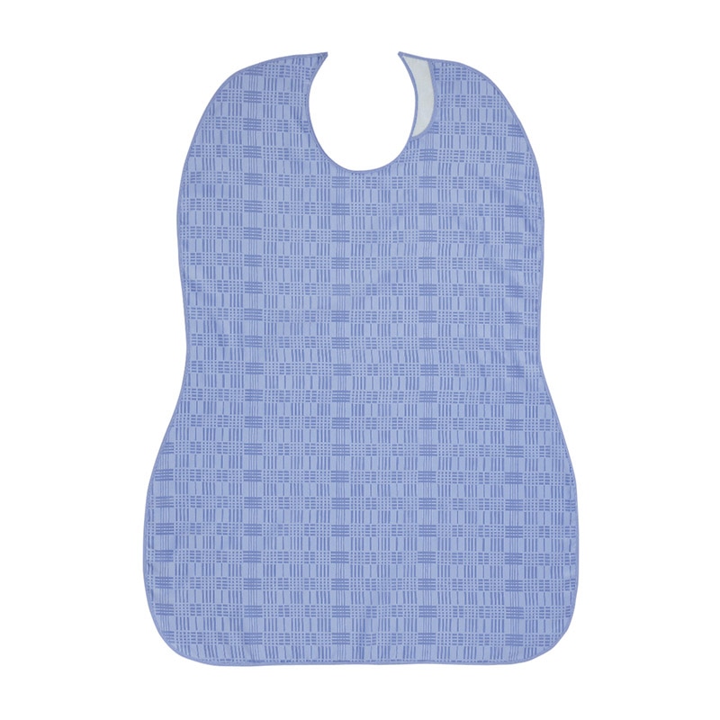 長持ちする大きなお食事エプロン 403720　ブルー  1個（ご注文単位1個）【直送品】