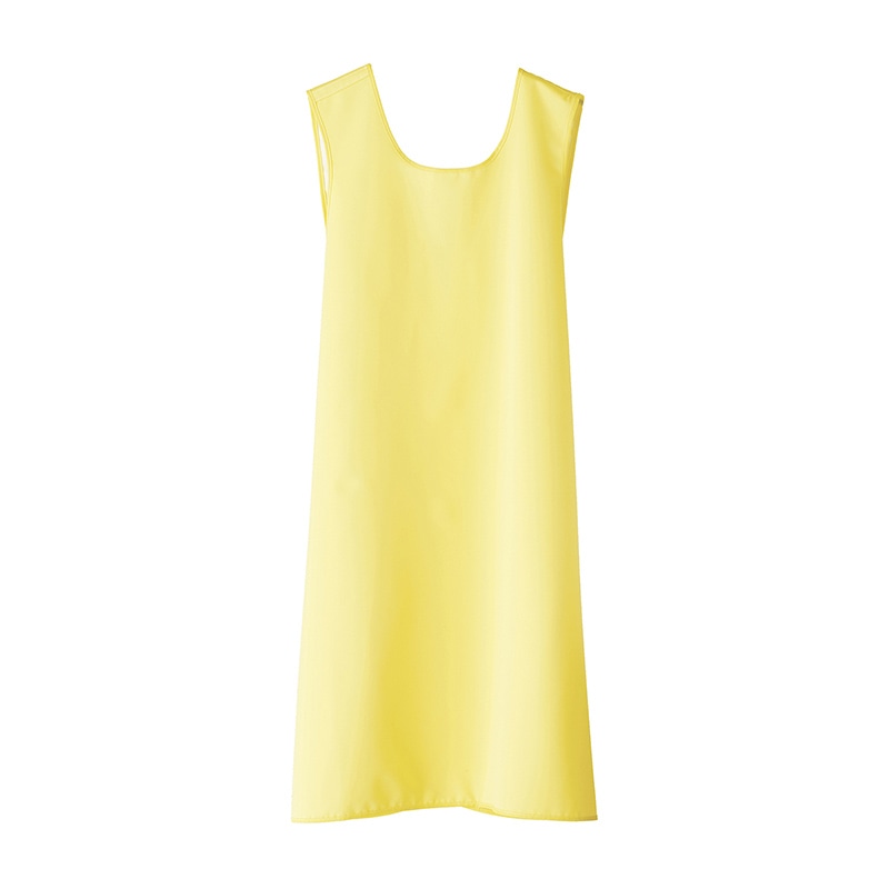 パッとつけられる入浴介護エプロン　403310 M～L　120×98cm　バナナ  1枚（ご注文単位1枚）【直送品】