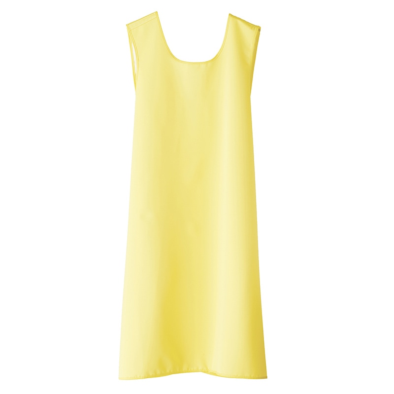 パッとつけられる入浴介護エプロン　403310 L～LL　130×104cm　バナナ  1枚（ご注文単位1枚）【直送品】