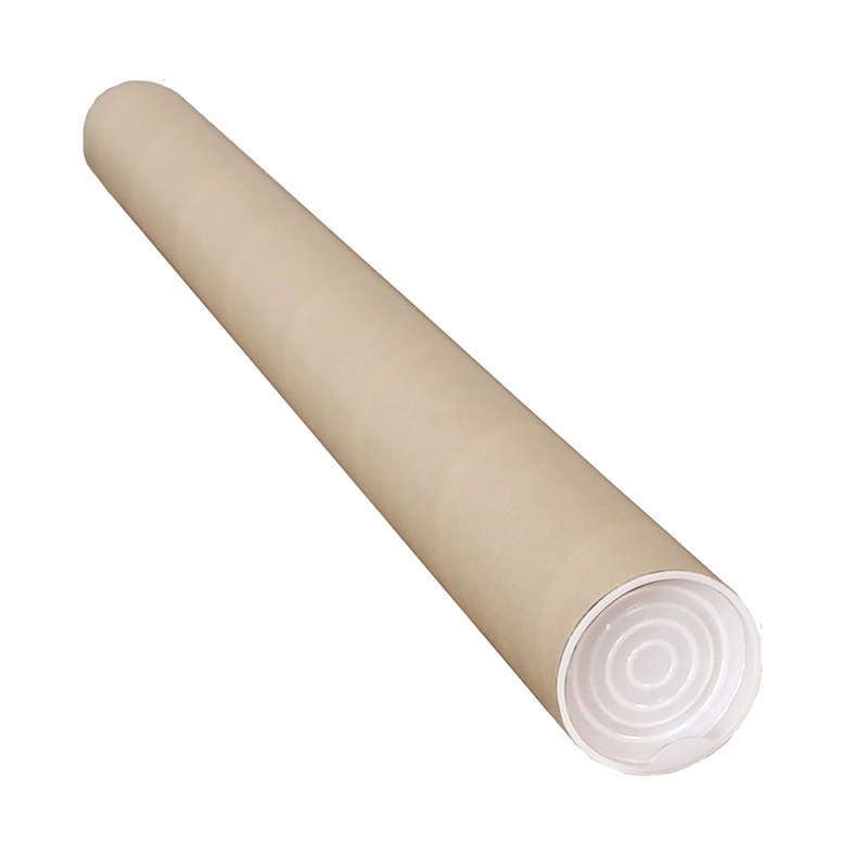 今村紙工 ポリ栓付き紙管 640mm SK1-2/18813 10本/箱(ご注文単位4袋)【直送品】