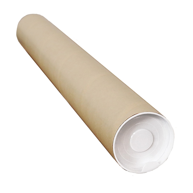 今村紙工 ポリ栓付き紙管 650mm SK2-2/18816 6本/箱(ご注文単位4袋)【直送品】