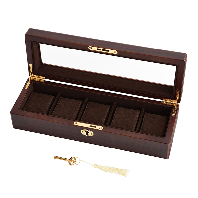 茶谷産業 木製ウォッチケース 5本用 856-120 1個(ご注文単位1個)【直送品】