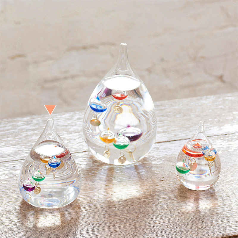 茶谷産業 ガラスフロート温度計 しずく　S 333-203 1個（ご注文単位1個）【直送品】